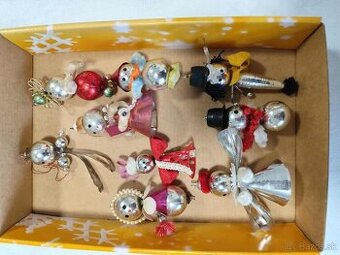 staré vianočné ozdoby - panáci