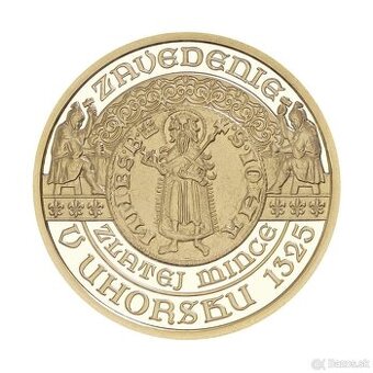 Zlata minca SR, 100 EUR, Florén v Uhorsku, rok 2025