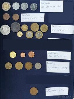 Zbierka mincí - Ázia, Afrika, Indonézia, Latinská Ame (dopl)
