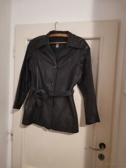 Dámsky kožený kabát