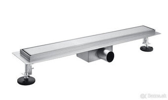 Nerezový odtokový žľab