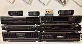 Zostava TECHNICS equalizer,tuner,tape deck,CD,delenec = X01