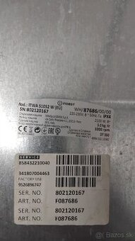 Pracka vrchom plnena