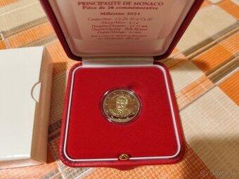 2€ 100. výročie narodenia princa Rainera III.