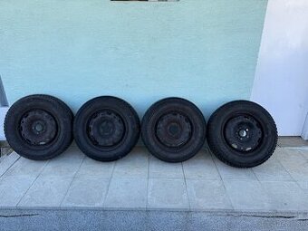 Plechové disky + celoročné pneu