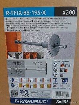 Knauf zateplovacia hmoždina skrutkovacia 195mm