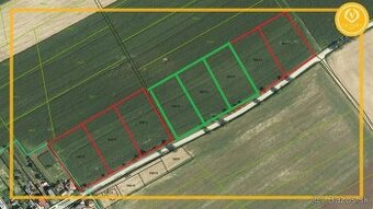 Investičné pozemky Alekšince 4222m²