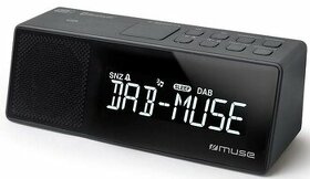 Rádiobudík MUSE M-172 DBT Čierny s bluetooth