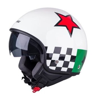 Helma na skúter W-Tec, biela, veľkosť XL (61cm)