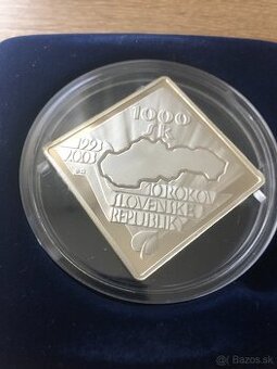 1000 SK rok - 2003 - čisté striebro