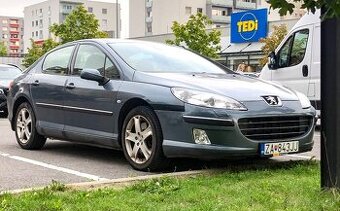 Peugeot 407 – 2.2i 120 kW, rok 2006, TMAVÁ SIVÁ METALÍZA
