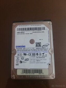 160 GB Samsung HDD – neformátovateľný