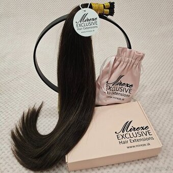 🖤 Mireze I Tip predĺženie vlasov #2 Tmavo hnedá