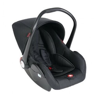 Autosedačka + Hluboké lůžko Top Mark PURE BLACK, černá, NOVÉ