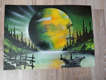 Predám obrázky, technika - sprejom a maľ. obrazy - 1