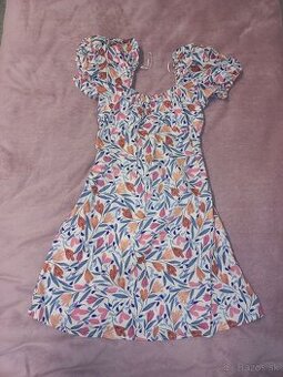 Krásne letné kvetinové šaty, S, GOLDI