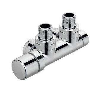 2ks (Nové) Zehnder rohová armatúra Set Q, 1/2, 50mm - 1