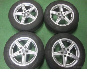R16 letná sada AUDI A4 B9 rozteč 5x112 205/60r16 CONTINENTAL