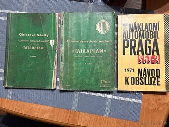 Predám zoznam náhradných dielov Tatraplan,Praga