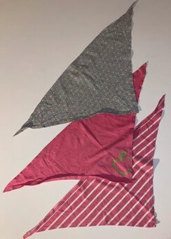 3 ks H&M trojuholnikove elasticke satky/saly