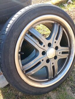 Predám R17 hliníkové disky letné pneumatiky