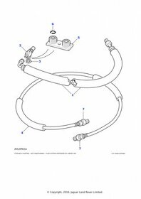 Hadica klimatizácie, Defender 1987 - 2006