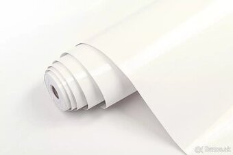 Samolepiaca biela PVC fólia na nábytok