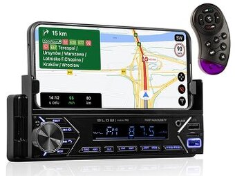 Autorádio na USB, SD, BT s držiakom BLOW MOBILE PRO