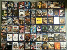 PS2 akčne hry - GTA, Tekken, COD, MOH, GOW)