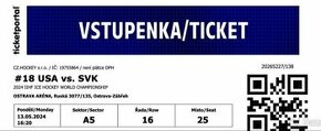 Lístky - majstrovstvá sveta - Slovensko