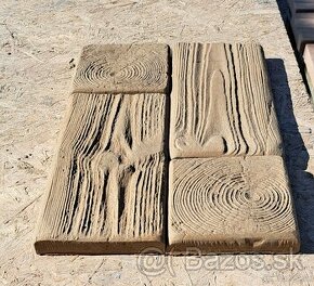 Forma na betón - imitácia dreva