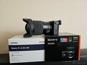 Sony A6400 + Sigma 16mm f/1.4 DC DN Top Stav - 1