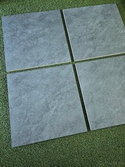 Dlažba uloženie aj bez lepenia hrubka 2cm 60x60 tmavosivá