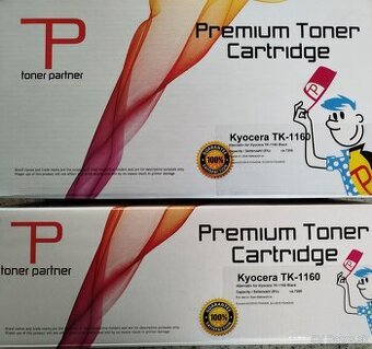 Premium Toner Cartridge Kyocera TK-1160 Black - 2ks