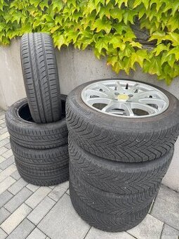 Dezent disky R16 7Jx16 ET38 4x100 + 8ks pneu Leto / Zima