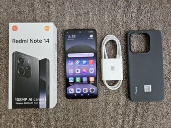 Xiaomi Redmi Note 14 , 6GB/128GB, cierny,novy,zaruka