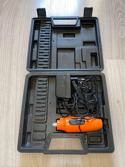 Mini vŕtačka Hadex 12V – 12 000 ot./min + kufrík