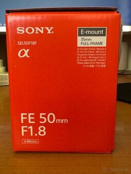 Sony FE 50mm f1.8 e-mount
