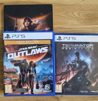 Ps5 Hry: Terminator - Resistance, Star Wars - Outlaws - 1