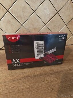 WiFi sieťová karta CUDY AX5400 Wi-Fi 6E PCI Express Adapter