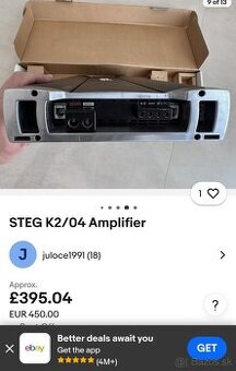 Subwoofer zosilnovac STEG K2 02