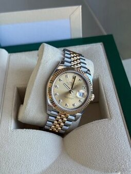 Hodinky Rolex DateJust 41 Diamond dial Full set, Top stav