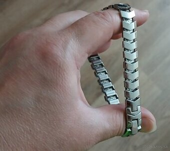 Magnetický náramok z chirurgickej ocele - 1