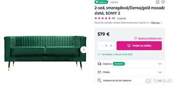 Gauč SOMY 2 kondela za polovicu