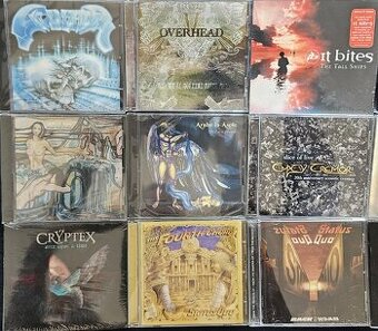 CD predaj: zahr. hard'n'heavy, prog, rock...
