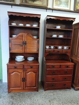 Rustikální kredence / příborníky – masivní dřevo