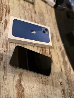 🔥 iPhone 13 128 GB MODRÝ – KRABICA + KRYTY 🔥