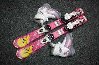 dievcenské lyže 80 cm , lyžiarky dalbello