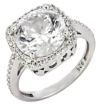 Strieborný prsteň Glare 1182