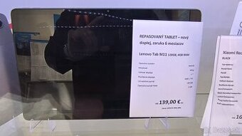 Lenovo Tab M11, 4G RAM + 128GB HDD TLREPASOVANY SO ZARUKOU